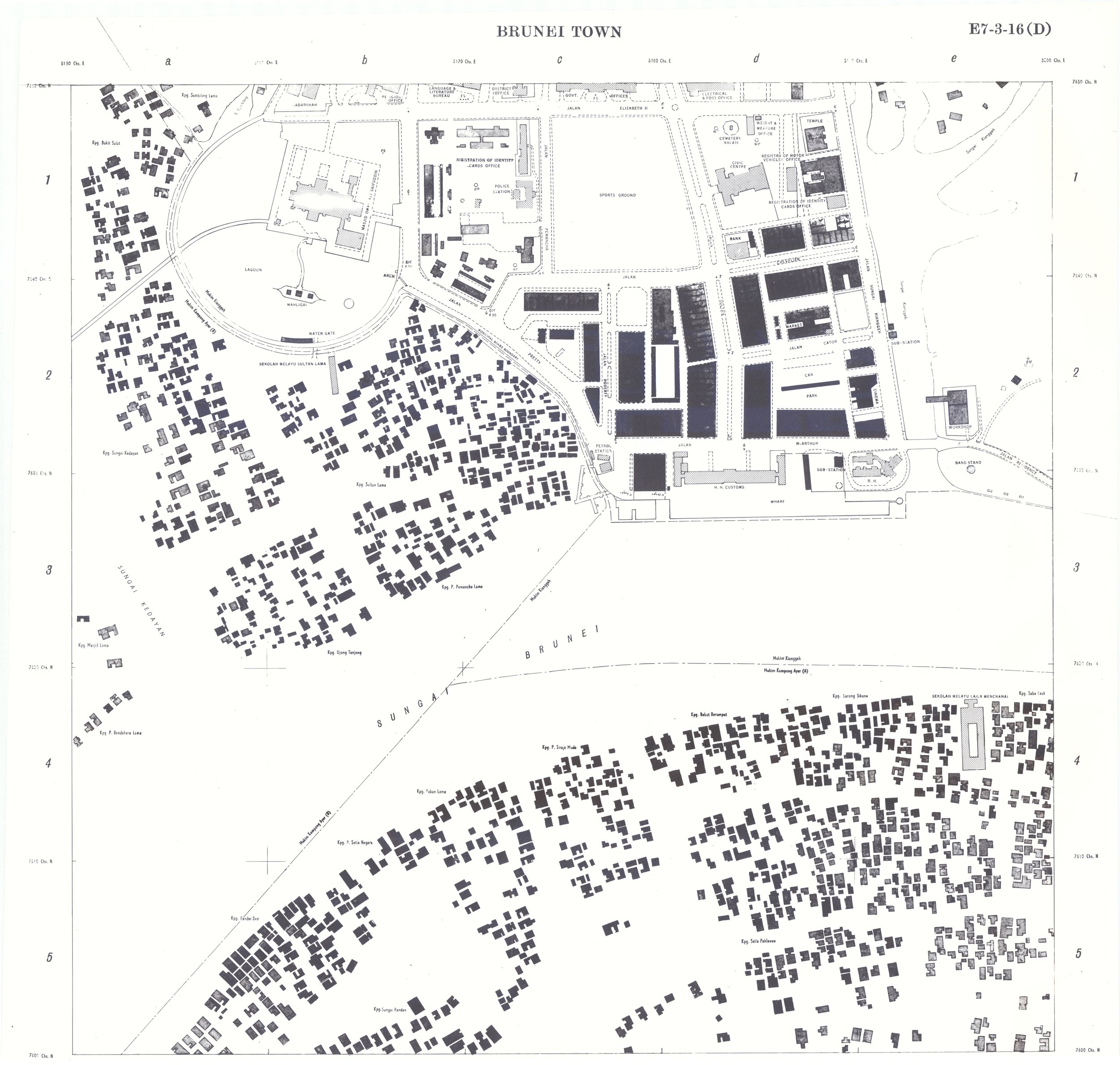 Brunei Town / 1: 1 584