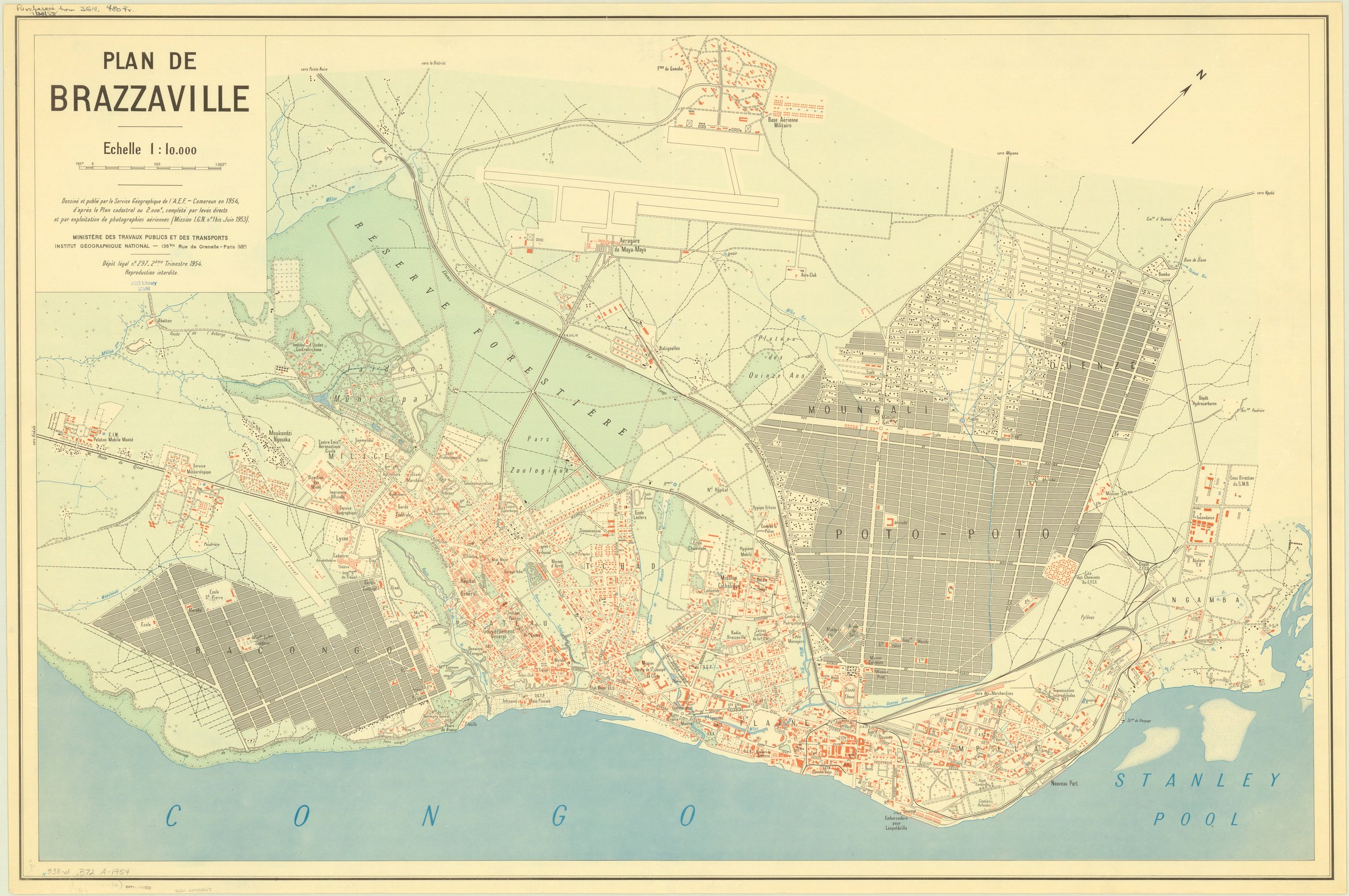 Brazzaville / 1:10 000