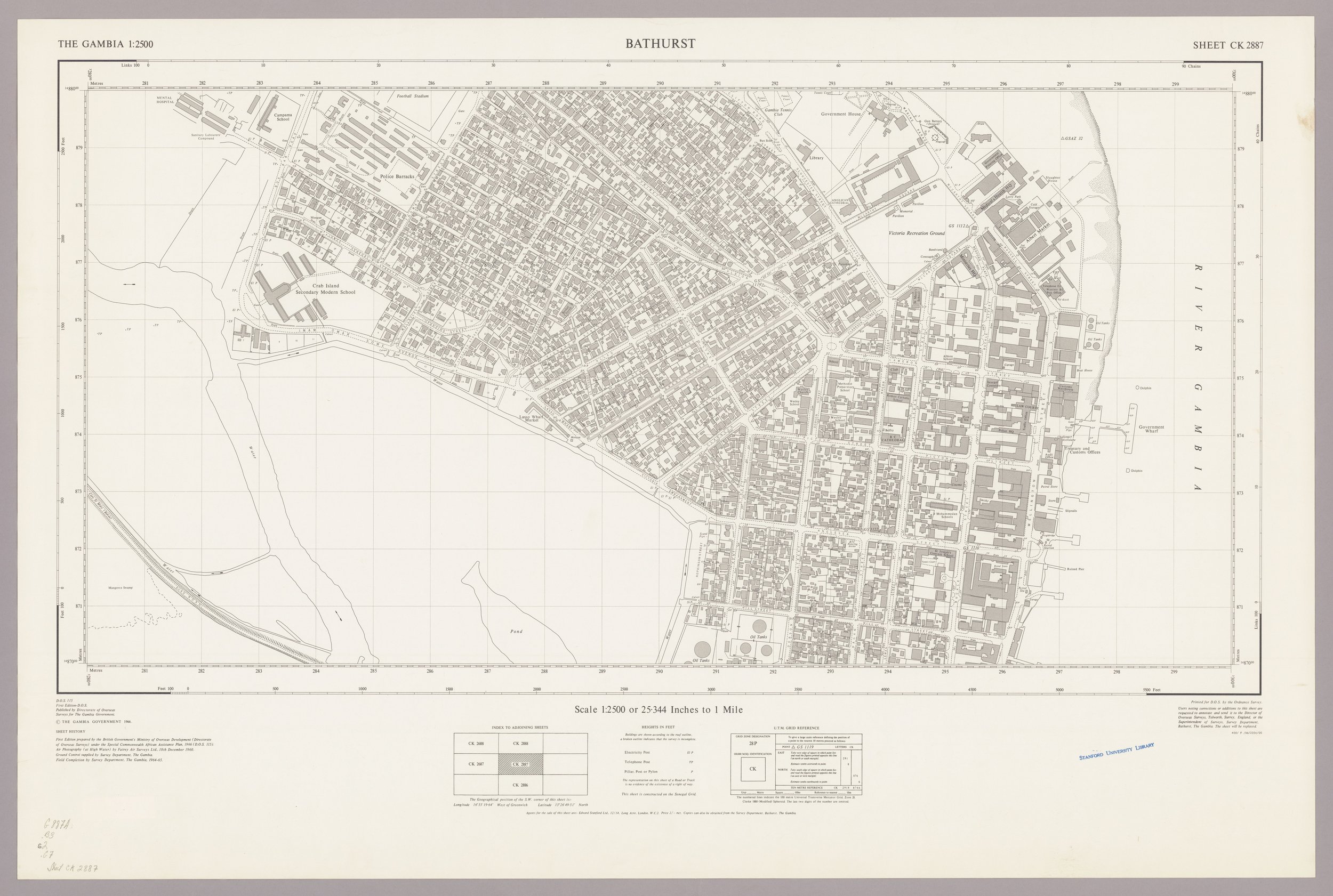Bathurst (Banjul) / 1:2 500
