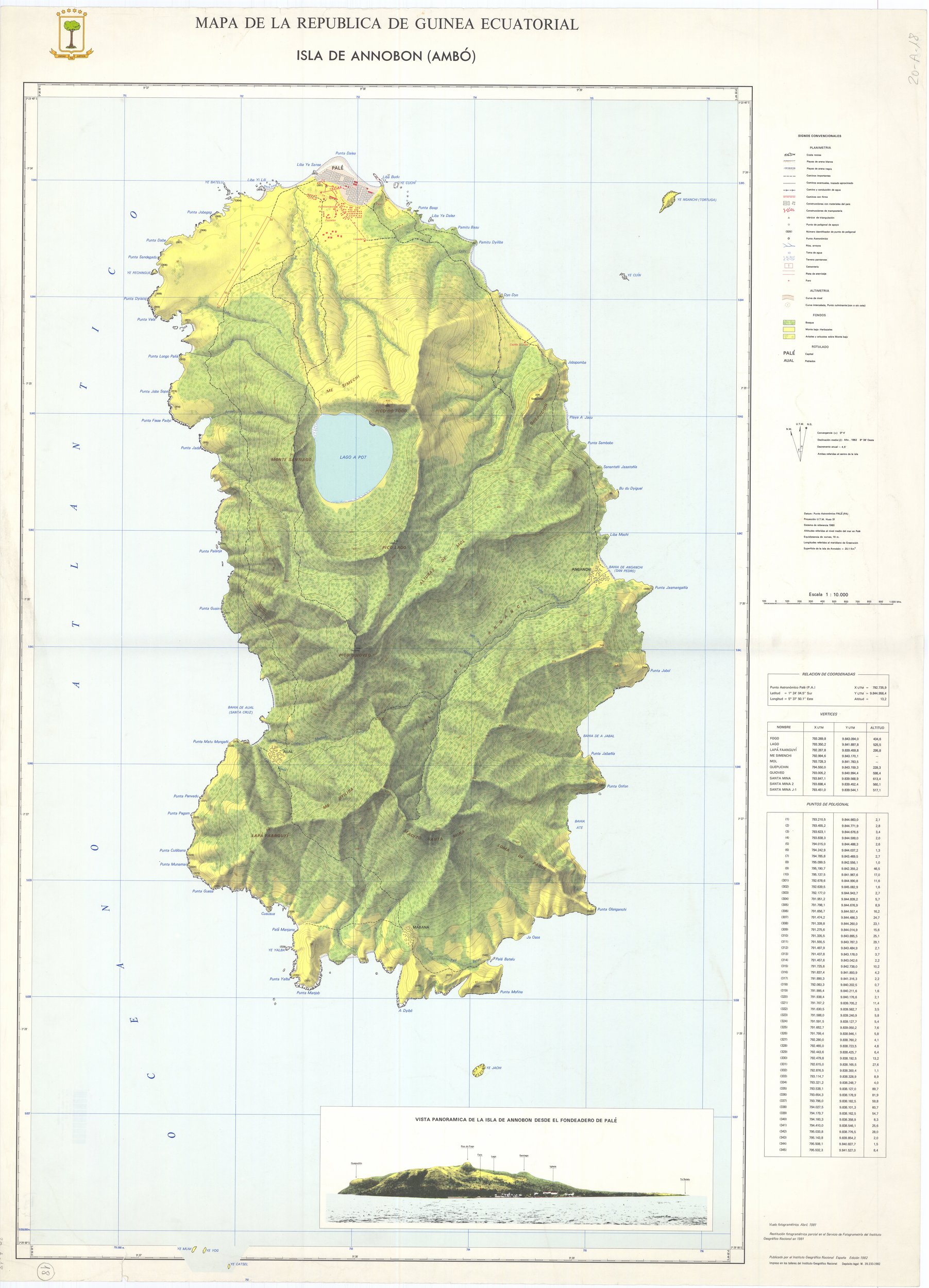 Isla de Annobón (Ambó) / 1:10 000
