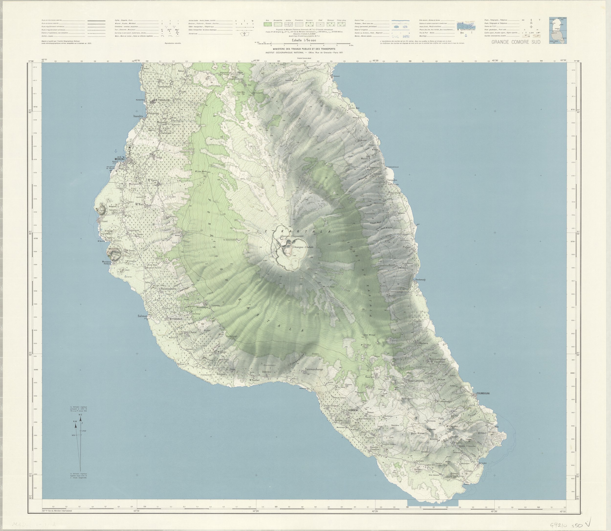 Comoros / 1:50 000