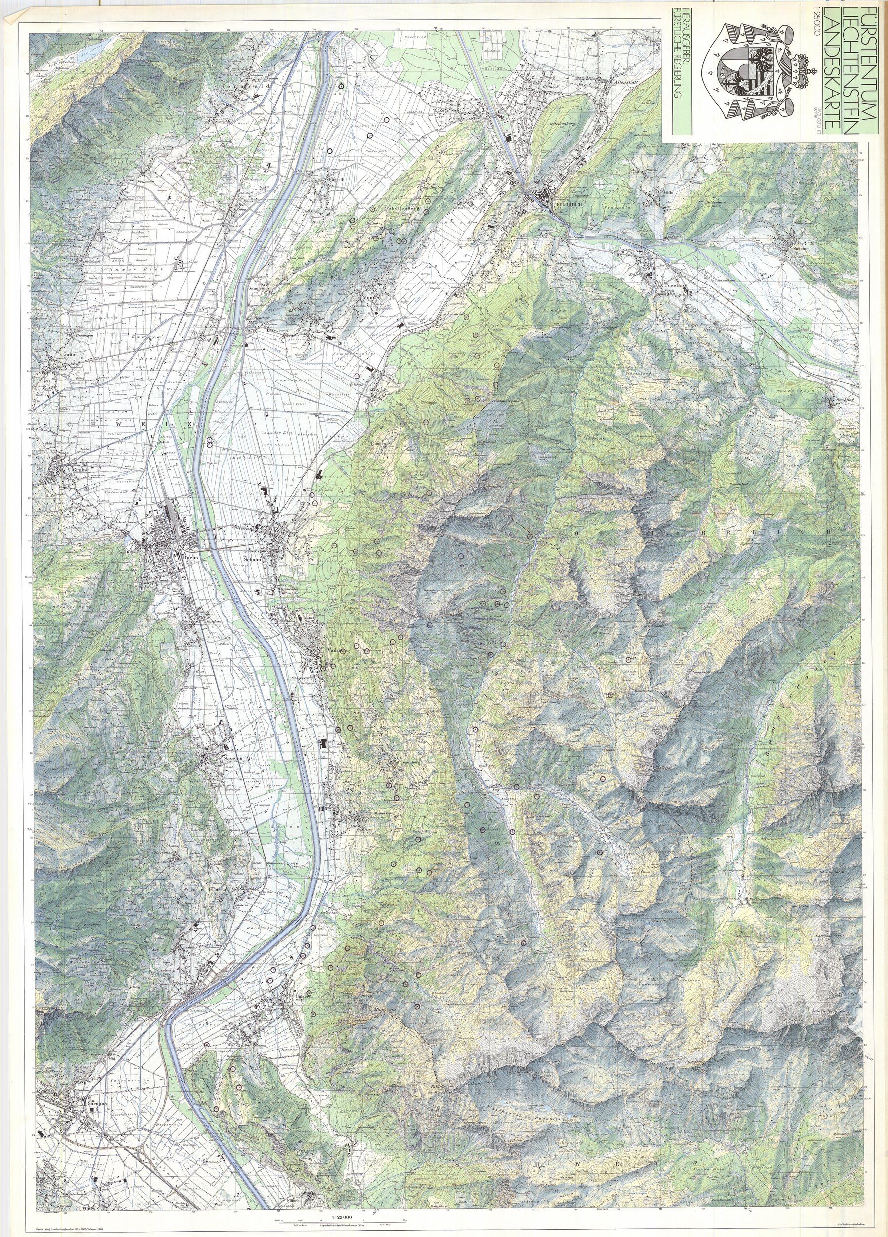 Liechtenstein / 1:25 000