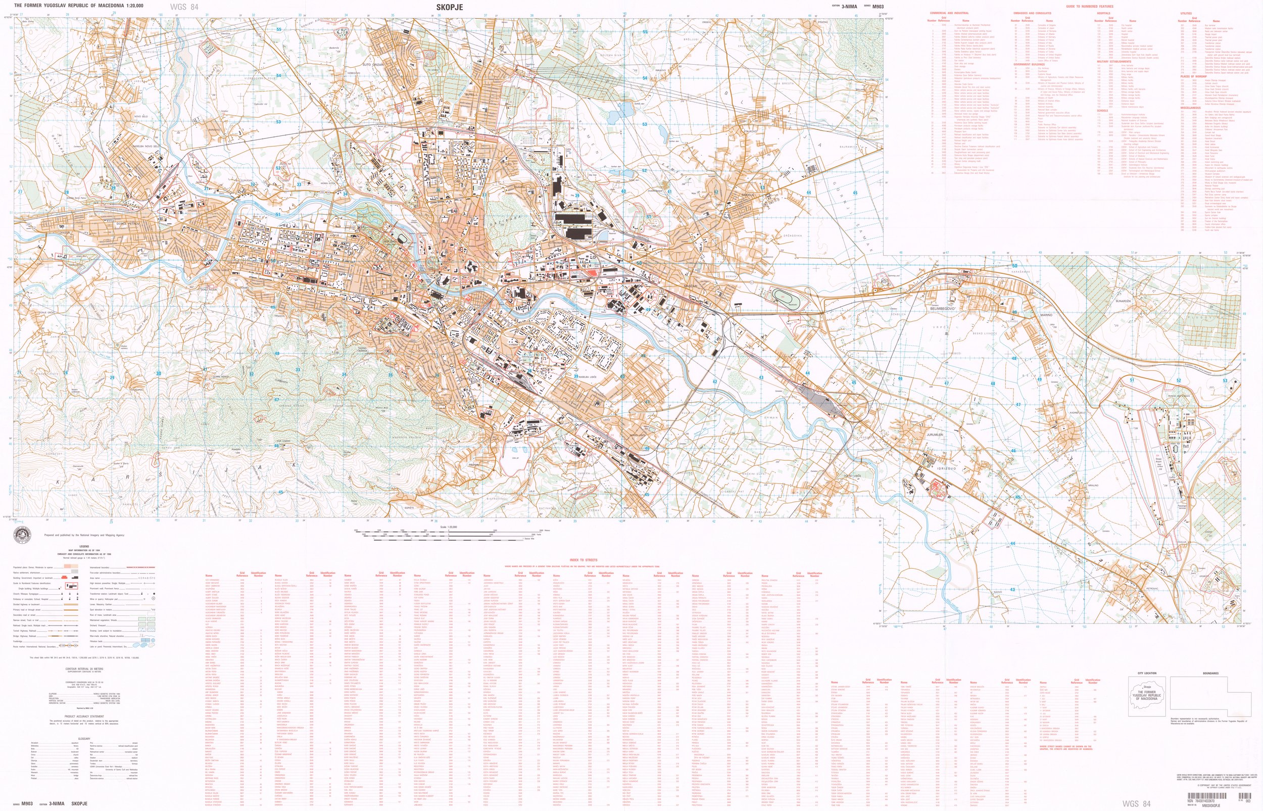 Skopje / 1:20 000