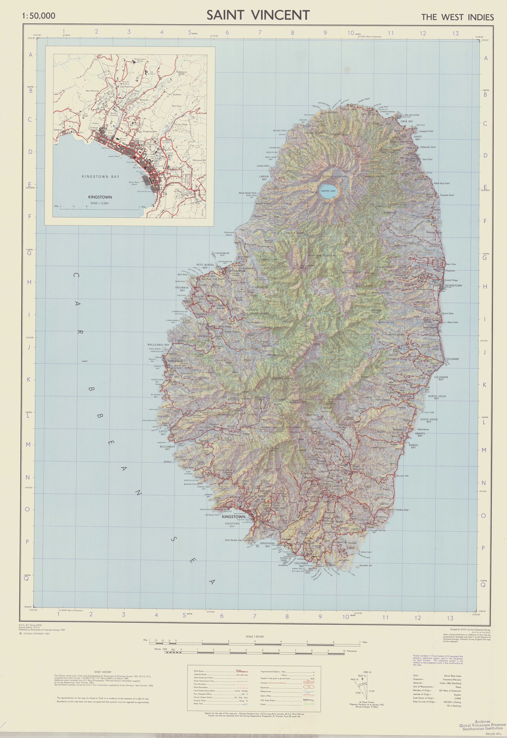 Saint Vincent / 1:50 000